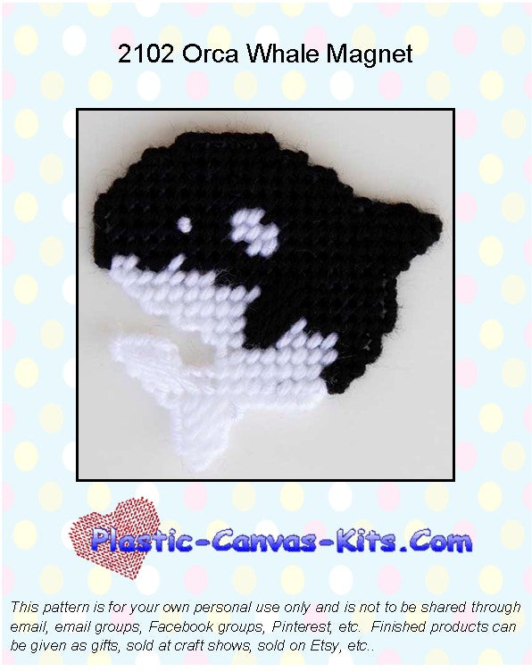 Orca Whale Magnet