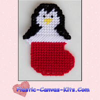 Penguin in Stocking Christmas Ornament