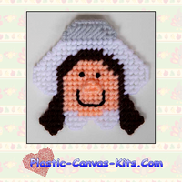 Thanksgiving Pilgrim Girl Magnet