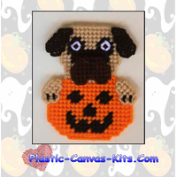 Pug Halloween Magnet