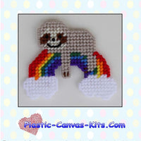 Rainbow and Sloth Magnet