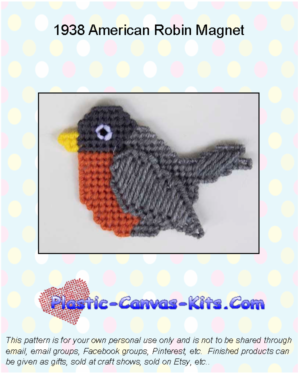 American Robin Magnet