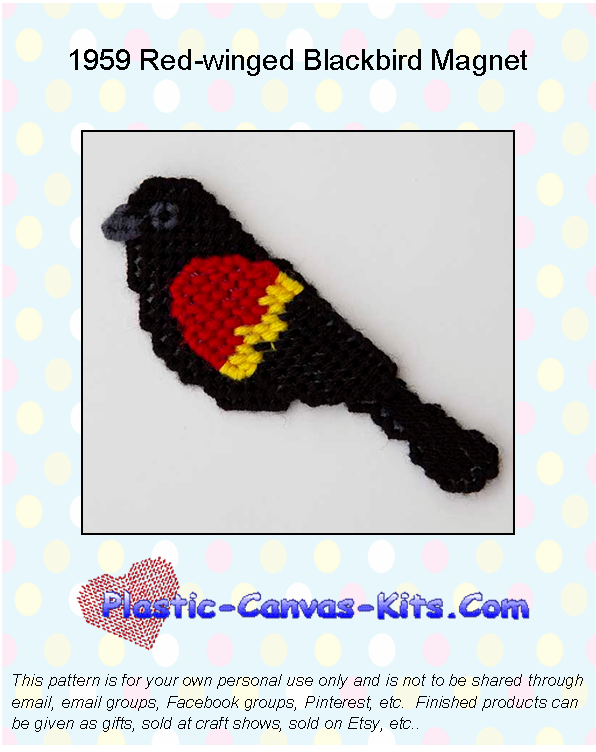 Red-winged Blackbird Magnet