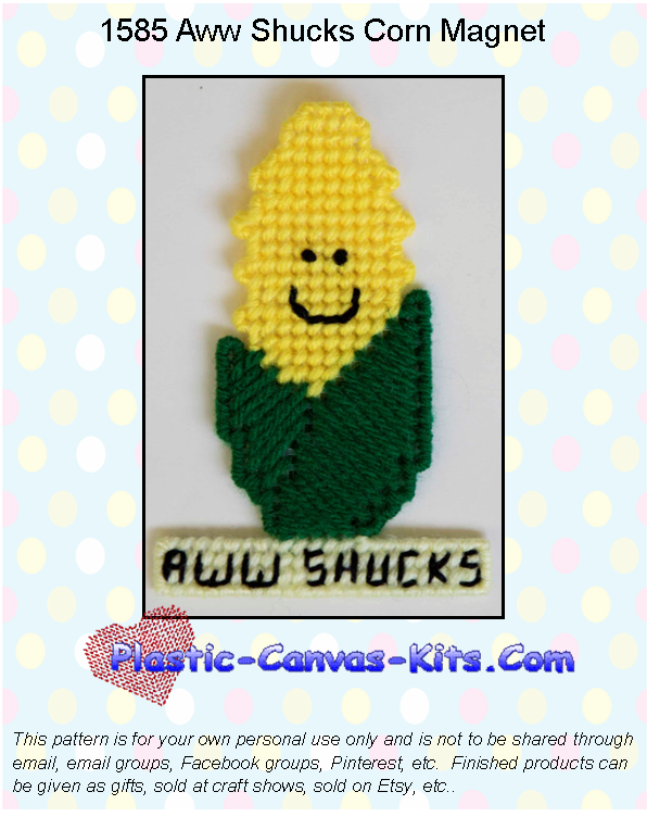 Aww Shucks Corn Magnet