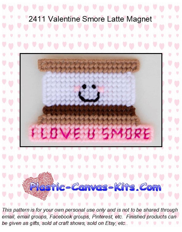 Valentine's Day Smore Magnet