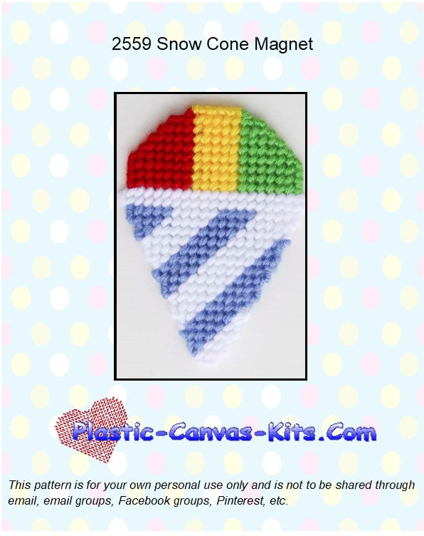 Snow Cone Magnet