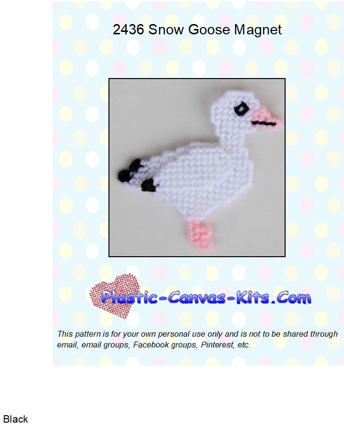 Snow Goose Magnet
