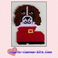 Springer Spaniel in Santa Boot Christmas Ornament