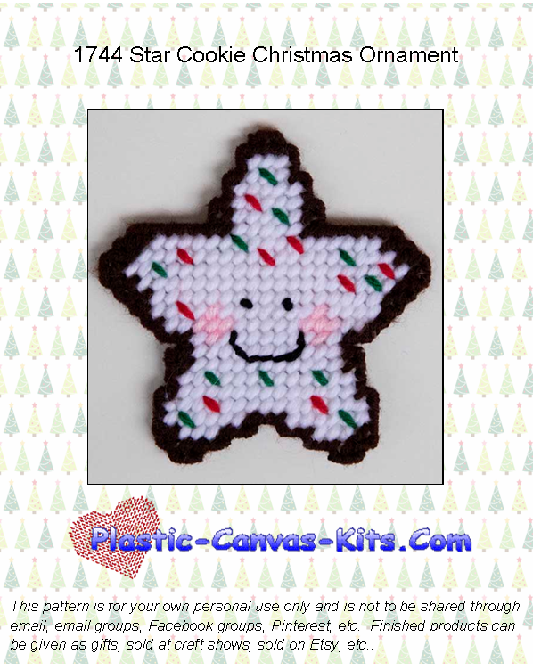 Star Cookie Christmas Ornament