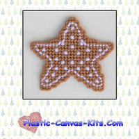 Gingerbread Star Christmas Ornament