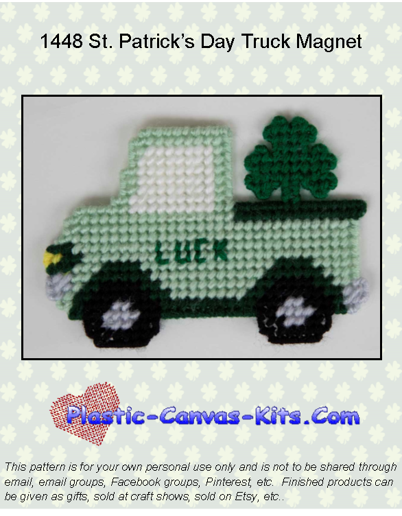 St. Patrick's Day Truck Magnet