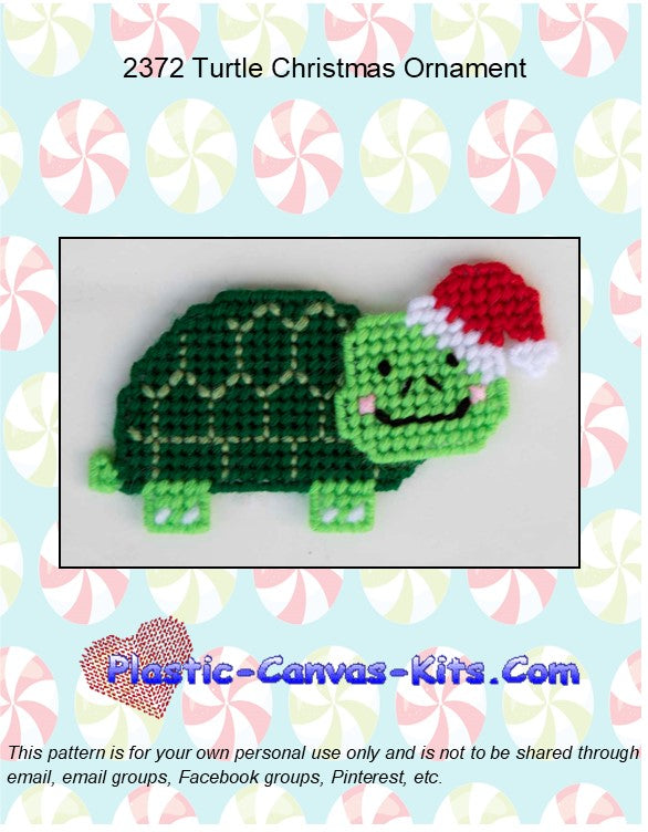Turtle Christmas Ornament