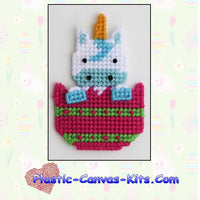 Unicorn in Easter Egg Magnet