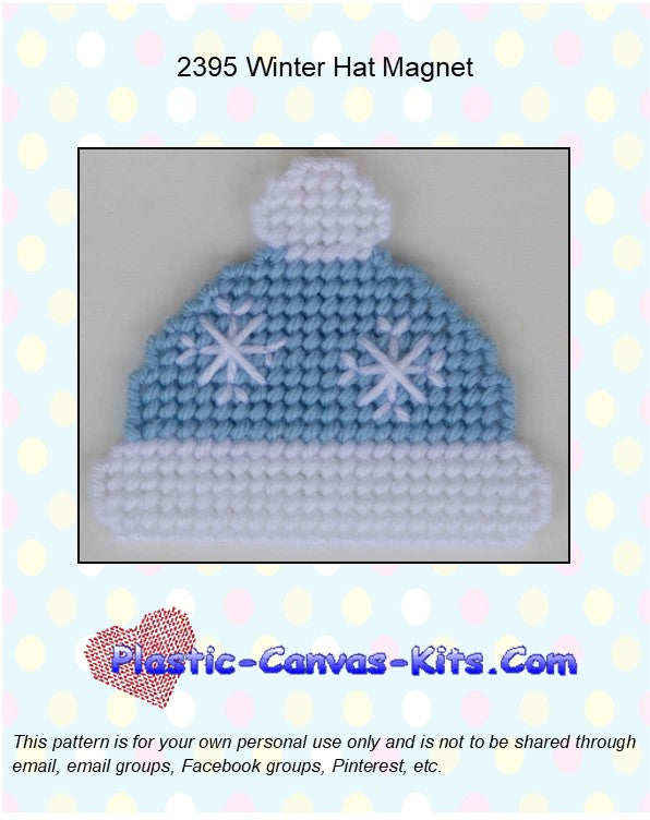 Winter Hat Magnet