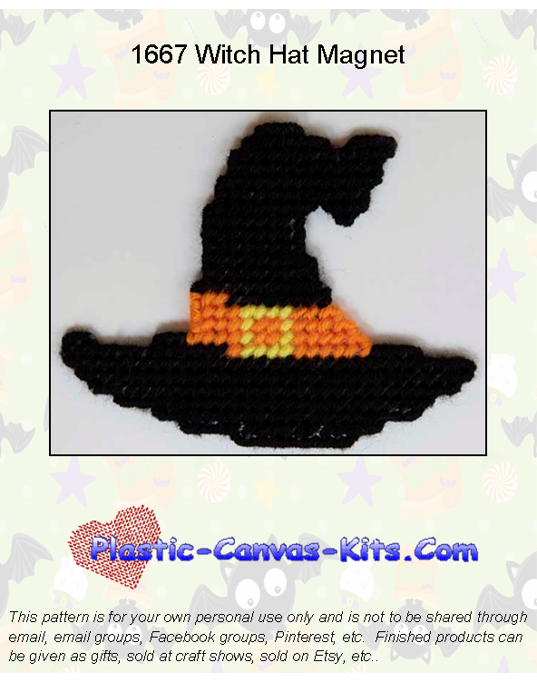 Witch Hat Magnet