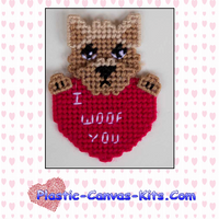 Yorkie Valentine's Day Magnet